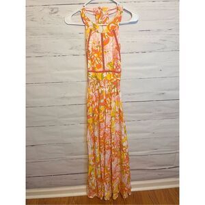 ATL Anthropologie Small Long Dress Cottagecore Romantic Summer Wedding Small S